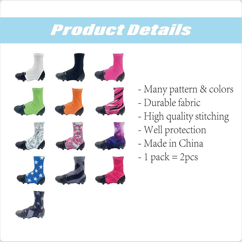 JINJUNINS Spats Cleat Covers Sublimation Printing - Image 4